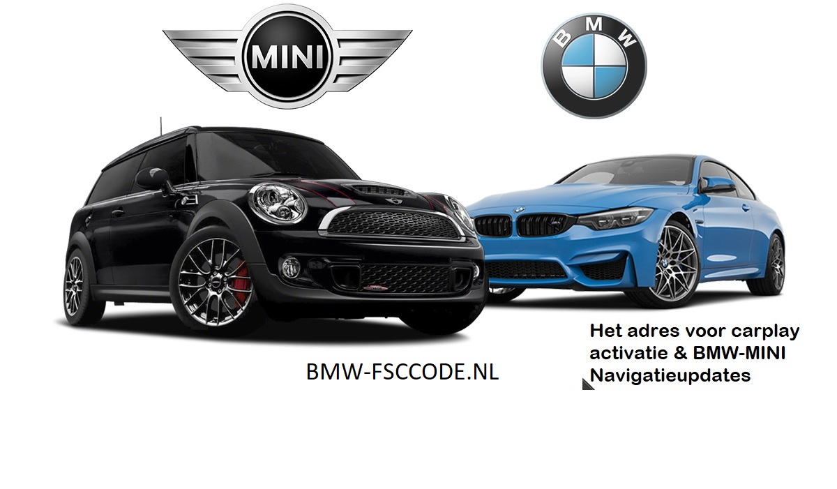 BMW & MINI navigatie update o.a. Road map Europe Next Premium Motion Move Route Evo 2023-2024 Apple Carplay activatie